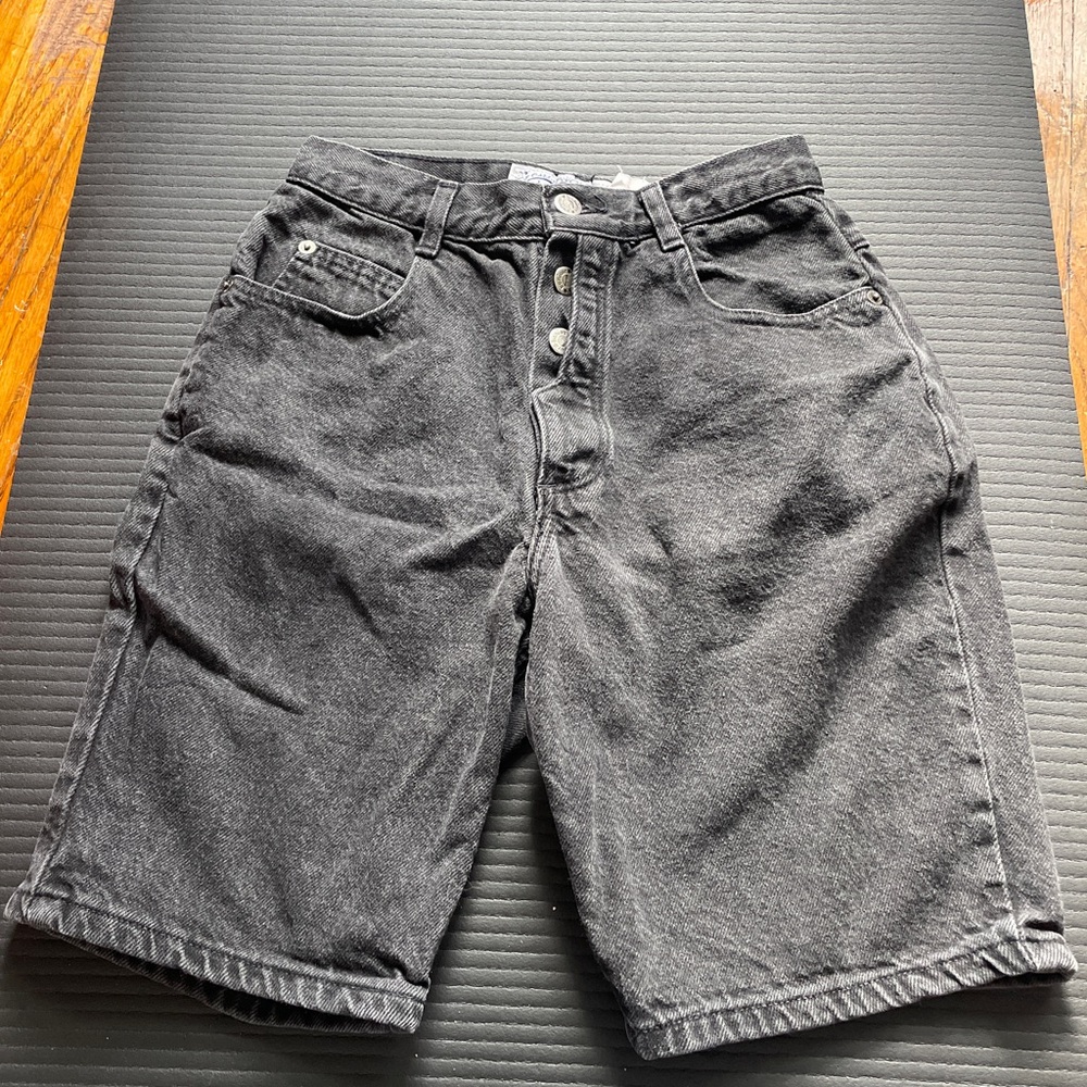 Women’s Black Denim Shorts